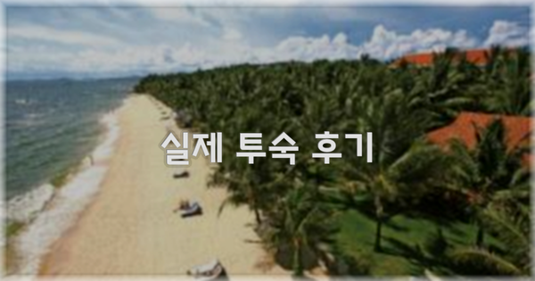 💬 실제 투숙 후기