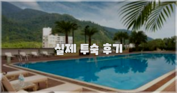 💬 실제 투숙 후기