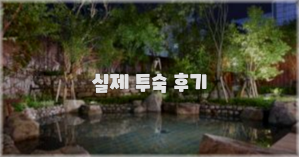 💬 실제 투숙 후기